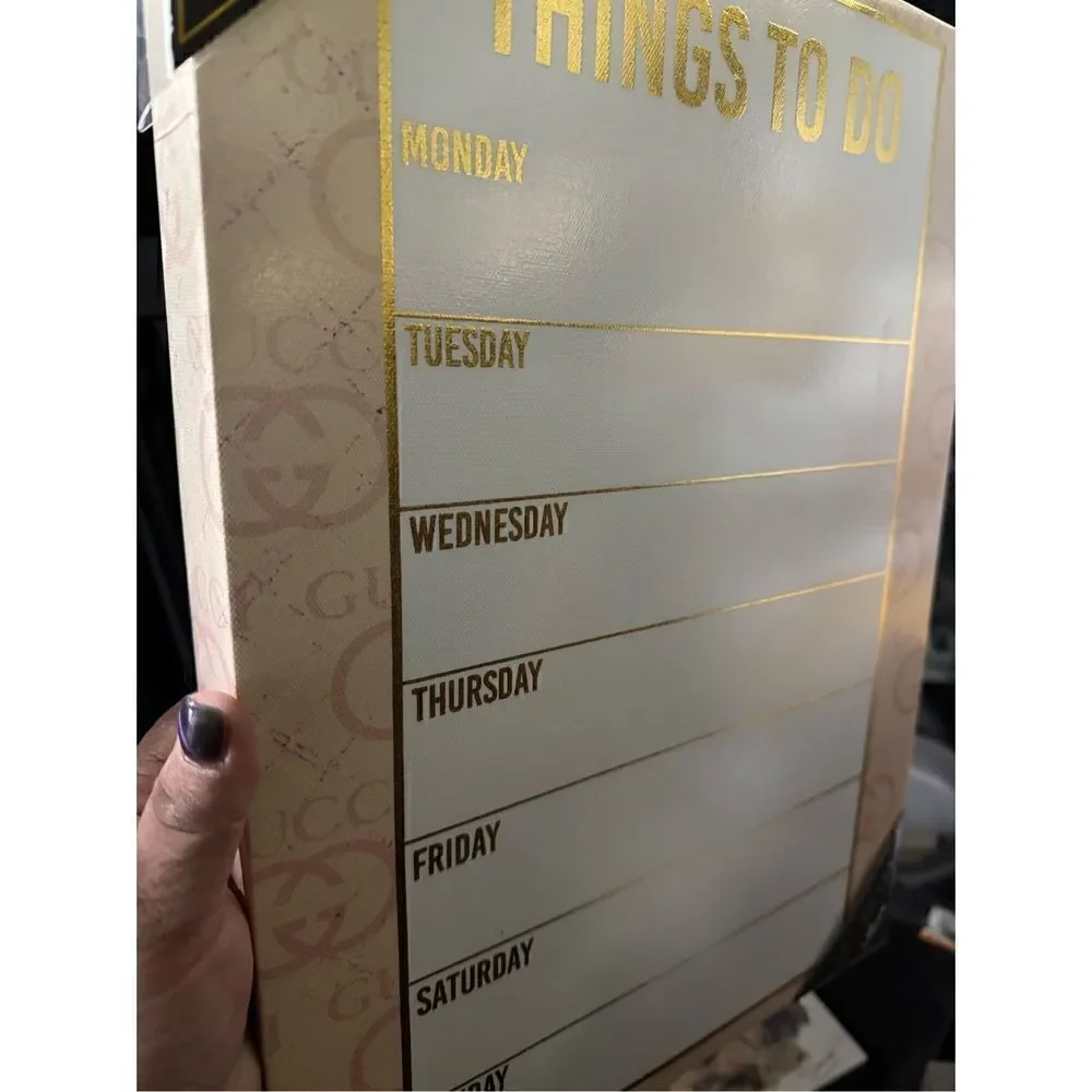 Oliver gal gucci GC dry erase glam office wall board plaque notes